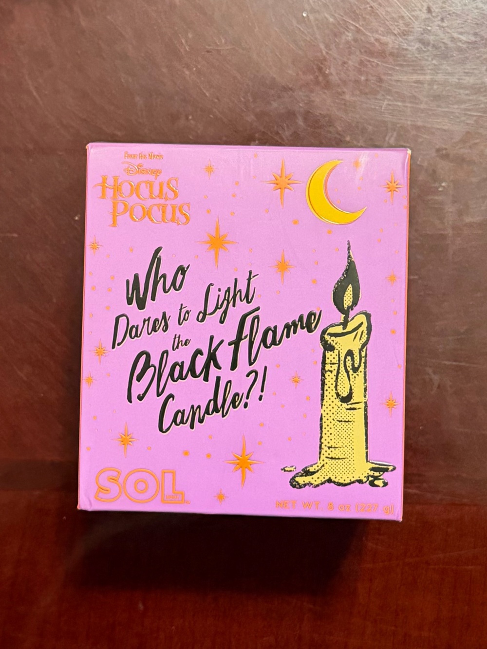 SOL Hocus Pocus Black Flame Candle